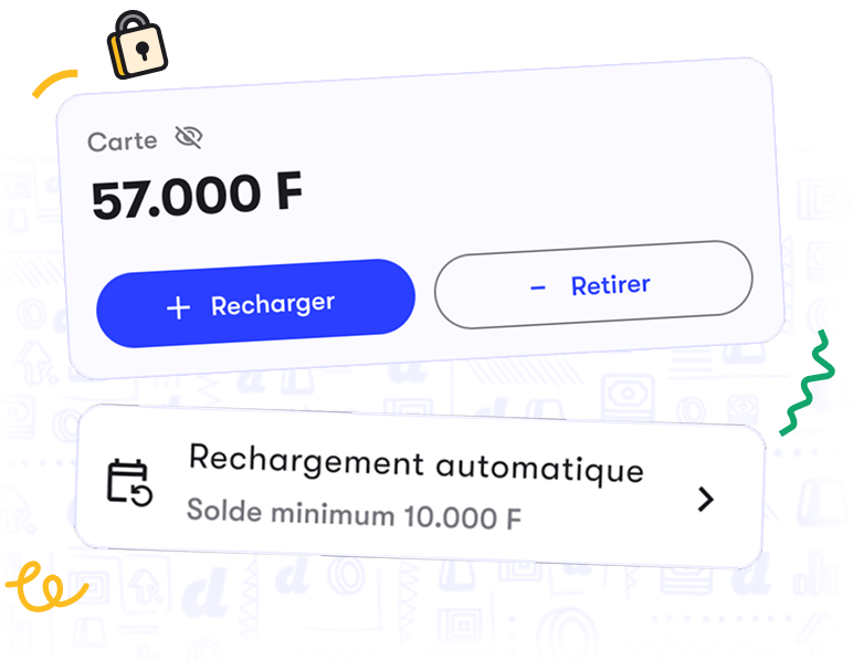 Recharger sa carte et activer le rechargement automatique