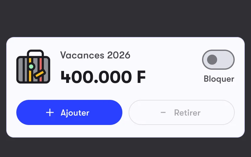 Poches : mettez de côté pour ce qui compte