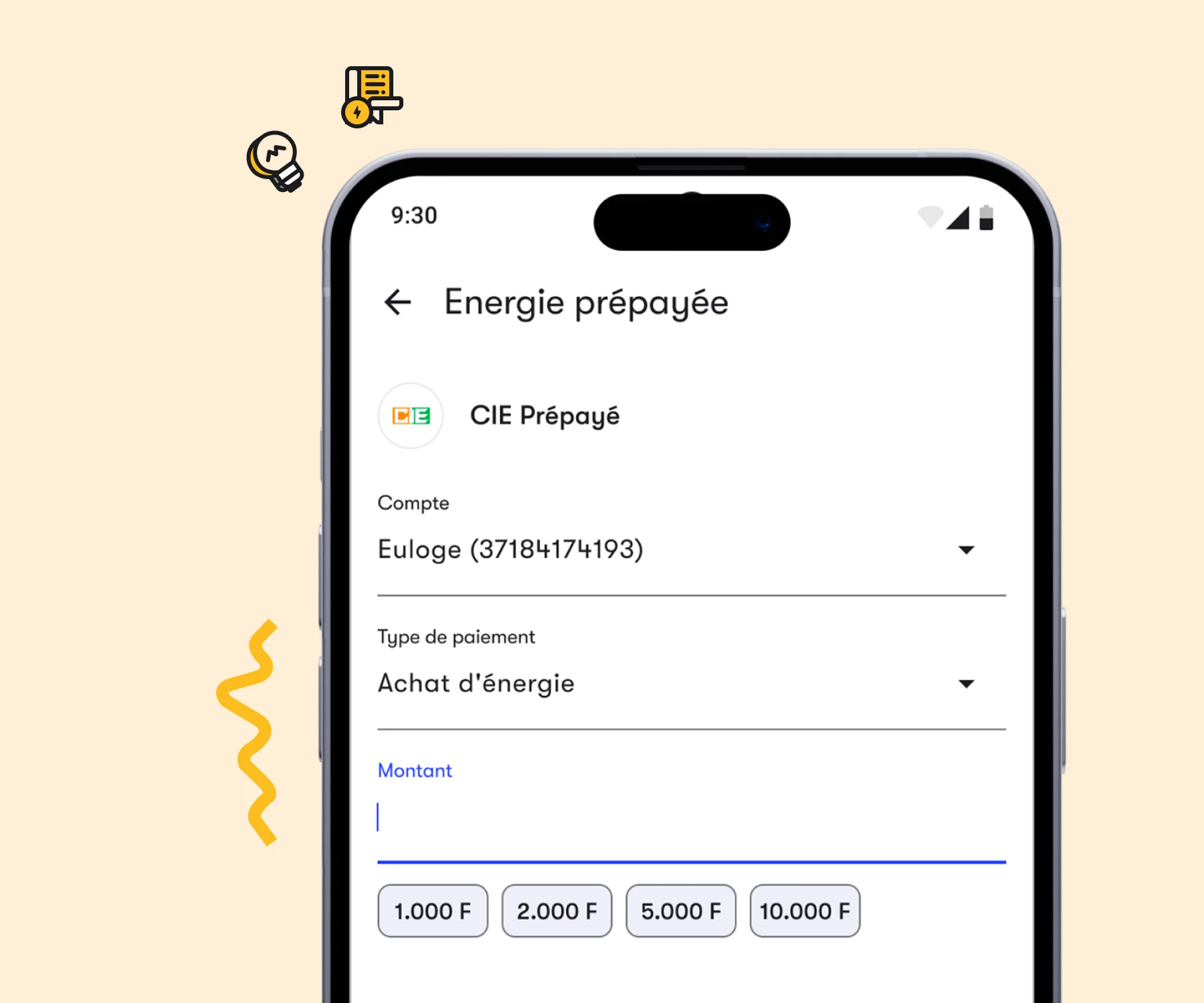 CIE - factures et prépayé