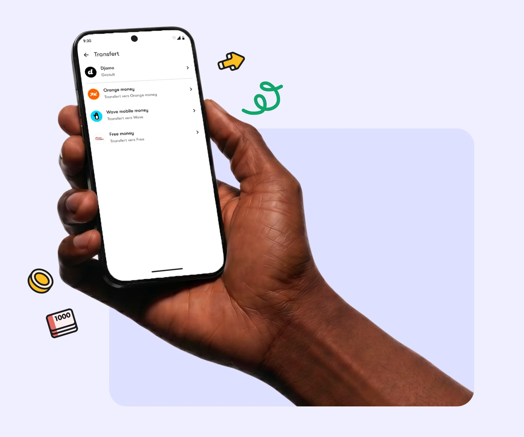 Vers un compte Djamo - gratuit et instantané